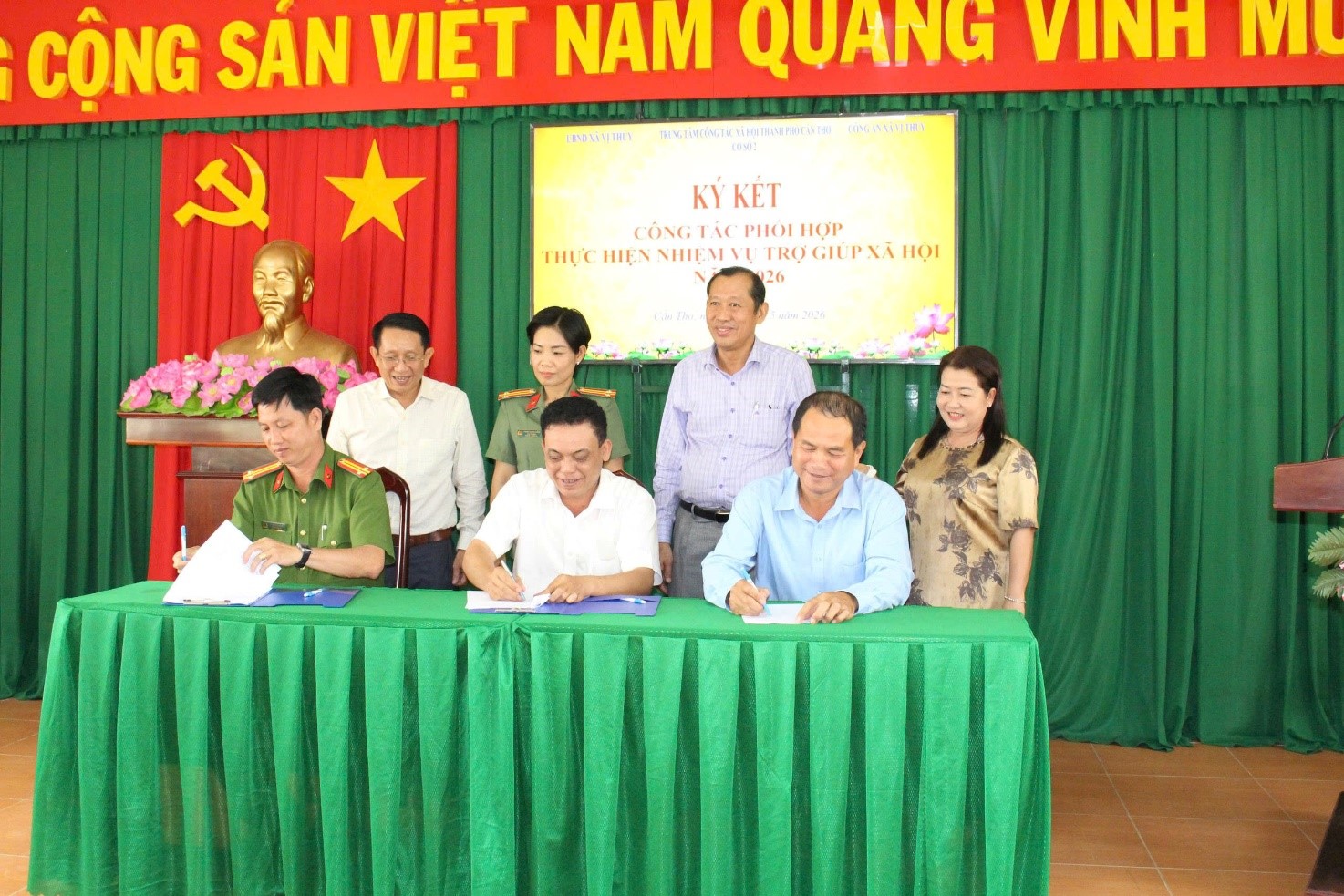 Trung tâm Công tác xã hội thành phố Cần Thơ (Cơ sở 2) tổ chức Hội nghị Sơ kết công tác phối hợp thực hiện nhiệm vụ trợ giúp xã hội năm 2026